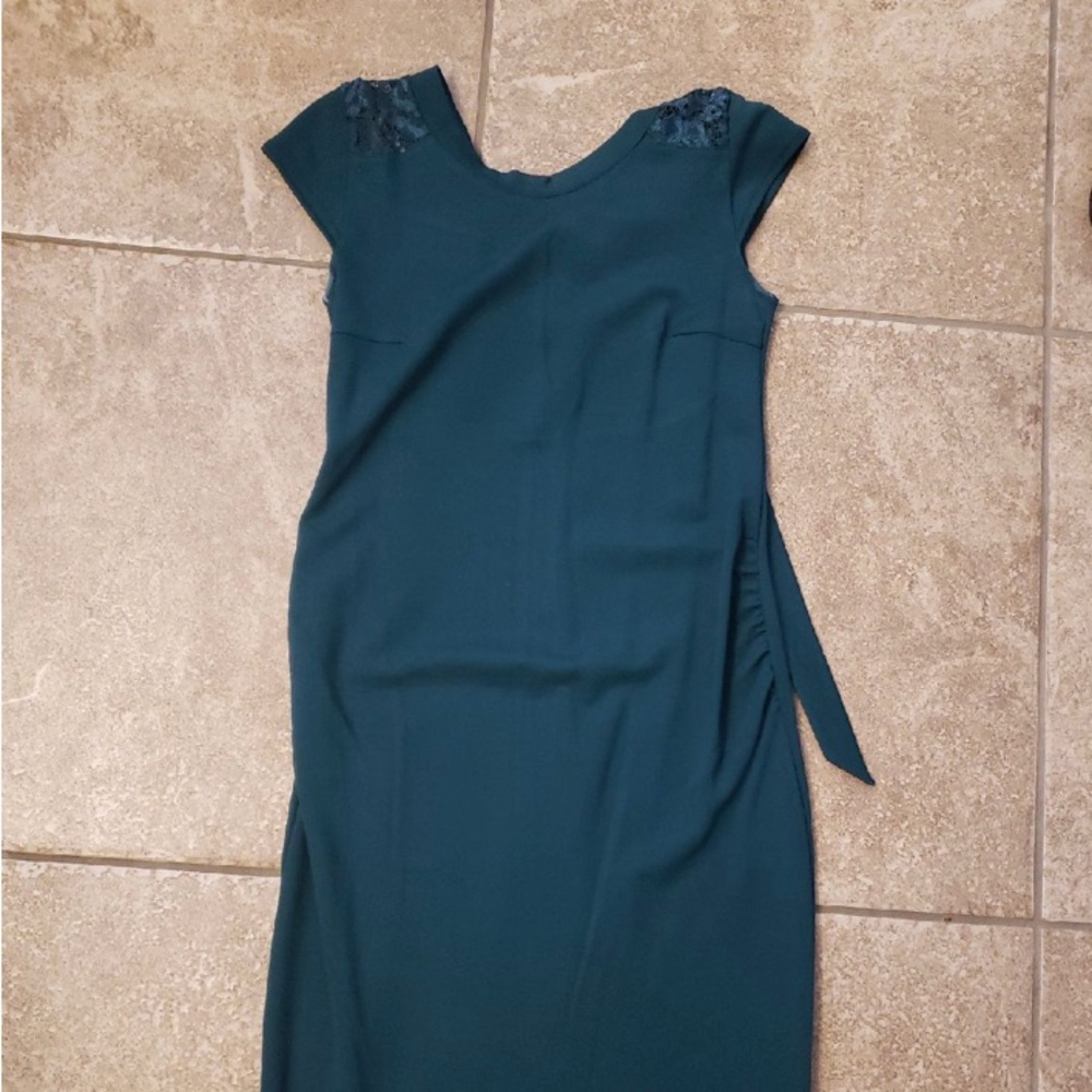 Maternity Dress XS H&M emerald green